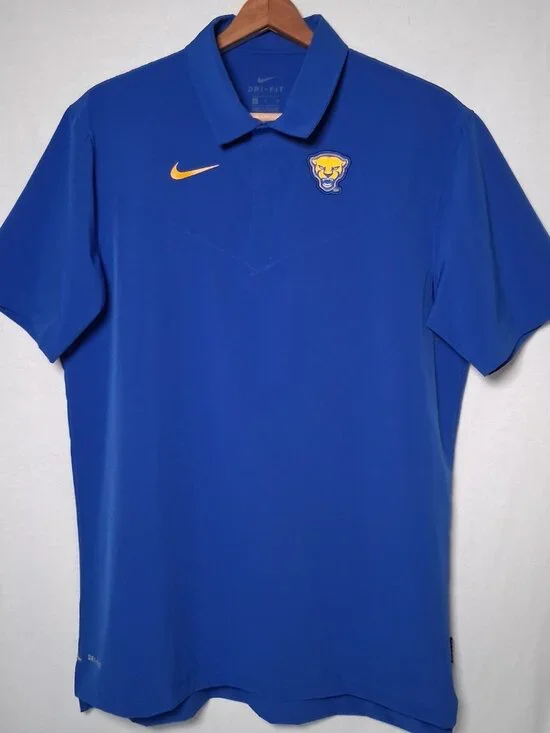 University Of Pittsburgh PITT Panthers Shirt M Nike Dri Fit On Field Team Sports - Picture 2 of 15